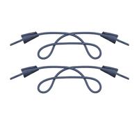 Endoto Lacci per Hey Dude scarpe, laccio stringhe di ricambio elastici No Tie Shoelaces Laces per uomo donna - Blu Notte,18 pollici