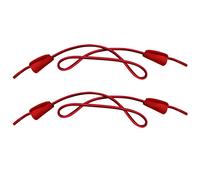 Endoto Lacci per Hey Dude scarpe, laccio stringhe di ricambio elastici No Tie Shoelaces Laces per uomo donna - Rosso,20 pollici
