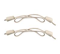 Endoto Lacci per Hey Dude scarpe, laccio stringhe di ricambio elastici No Tie Shoelaces Laces per uomo donna - Beige,12 pollici