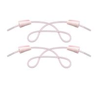 Endoto Lacci per Hey Dude scarpe, laccio stringhe di ricambio elastici No Tie Shoelaces Laces per uomo donna - Rosa,15 pollici