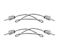 Endoto Lacci per Hey Dude scarpe, laccio stringhe di ricambio elastici No Tie Shoelaces Laces per uomo donna - Grigio,16 pollici