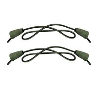 Endoto Lacci per Hey Dude scarpe, laccio stringhe di ricambio elastici No Tie Shoelaces Laces per uomo donna - Verde Militare,15 pollici