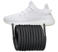 Endoto Lacci rotondi per Adidas Boost 350 V1/V2, 380, 500/500 HIGH, 700, 750, 950 scarpe da ginnastica, Stringhe Laccio di ricambio tondi Shoelaces Laces - Nero,35 Pollici