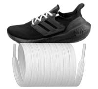 Endoto Sostituzione dei lacci piatti per Adidas Ultraboost 19/20/21/22/23 1.0/2.0/3.0/4.0/5.0 scarpe da ginnastica - Bianco, 41 pollici