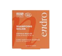 ENDRO Cosmétiques Shampoo solido per capelli ricci 85ml Nutriente Anticrespo, Formula 100% Naturale