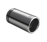 Endrohr Cappa di Scarico Apertura per VW Polo 5 6R TSI 1,2 1,4 Acciaio Inox 80mm