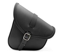 ends cuoio Borsa Laterale Moto in Vero Cuoio, Borsa Laterale Forcella Moto compatibile con Modelli Harley Davidson Softail, Apertura Rapida Magnetica - 100% Made in Italy