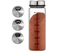 enduo Vaso per condimento Domestico Bottiglia per condimento Scatola per condimento Zucchero Sale Vaso per Pepe Serbatoio per condimento Solido Fori Grandi e Piccoli Opzione 300 ml