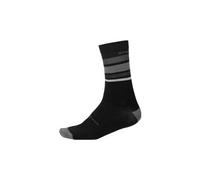 Calze Endura Stripe BaaBaa Merino nero grigio - L-XL