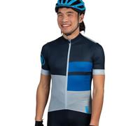 Maglia ciclismo Endura FS260 Print S/S uomo blu inchiostro (M)