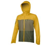 Giacca Endura Singletrack II arancione marrone verde - L