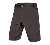 Endura Hummvee Mountain Bike Baggy Cycling Short with Liner Costume a Boxer, Nero, L Uomo