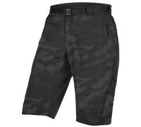 ENDURA Hummvee Baggy Pantaloncini per Uomo, Nero Camo, L