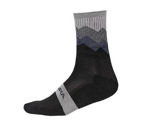 Endura Jagged Ciclismo Calzini per Uomo, Black, S
