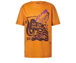 Endura - Kid's SingleTrack Core Tee - Maglia funzionale 11/12 Years arancione