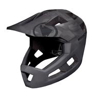 Endura - Kid's Singletrack Vollvisierhelm - Casco per bici One Size grigio