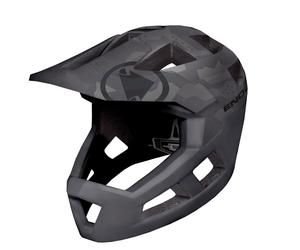 Endura - Kid's Singletrack Vollvisierhelm - Casco per bici One Size grigio