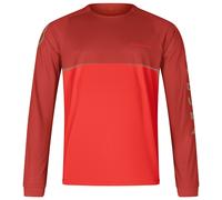Maglia Endura Core Printed manica lunga rosso - XXL