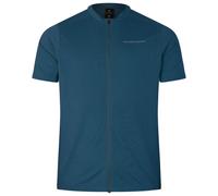 Endura - Loop S/S Zipped Jersey - Maglietta da ciclismo XL blu