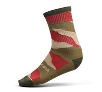 ENDURA Men's Peak Cycling Socks, Tweed Green, S-M