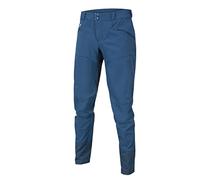 ENDURA Mens SingleTrack Mountain Cycling Pants ClickFast Liner Compatible Blueberry, Medium