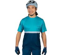Endura SingleTrack Core Print - Maglietta a maniche corte da ciclismo, taglia S, colore: mirtillo