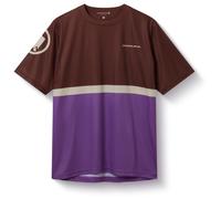 Endura Singletrack Core Ii Short Sleeve Enduro Jersey Marrone,Viola S Uomo End Mahogany