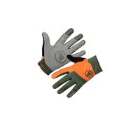 Endura singletrack long gloves green orange