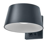 ENDURA STYLE SOLAR BRIGHT SENSOR Wall Brella IP54 Dark Grey