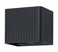 ENDURA® Style Striped Cube Adjustable Wall Updown 10W IP65 Dark Grey