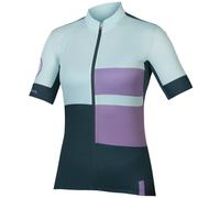 Endura W FS260 Print S/S - maglia ciclismo - donna XL Blue/Violet woman Recycled Polyester