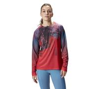 Endura W's Tropical L/S LTD - maglia MTB - donna S Red woman Recycled Polyester