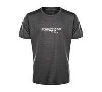 ENDURANCE Trapano Maglietta, Melange Nera, 8 Unisex-Bambini e Ragazzi