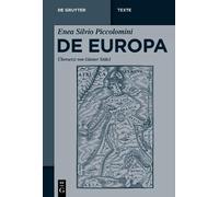 Enea Silvio Piccolomini Enea Silvio Piccolomini: De Europa (Tascabile)