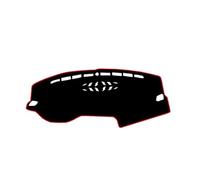 ENEFCKCHRL Copri Cruscotto Tappetino Cruscotto per Haval per H6 2017-2020 LHD RHD Auto Anti-Slip Cruscotto Zerbino Antiscivolo Dash Zerbino Cuscino 2 Strati(Red LHD)