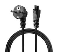 Enefla Cavo di ricarica rapida compatibile con Ninebot by Segway Max G2 E/G30/G2/G30P/G30D/P65E/P100S/G3 Scooter,Cavo di alimentazione a 3 poli Topolino, 1,5 m CA, presa UE, robusto e sicuro