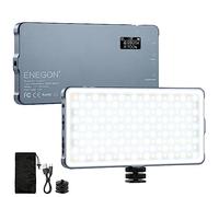 ENEGON 4000mAh Luce Video LED 2500K-9900K Bicolore Montabile Ricaricabile USB con Mini Pannello per Fotocamere DSLR Professionali Foto Illuminazione