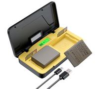 ENEGON Batteria NP-W126S/W126 1680mAh, Caricatore Rapido 20W LCD per Fujifilm X100V, X100VI, X100F, X-T1, X-T3, X-T30, X-T100, X-A1, X-E1, X-E2, X-E3, X-M1, X-Pro1, HS30EXR, HS35EXR