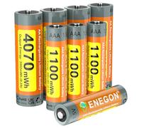ENEGON Batterie Ricaricabili AA AAA, 8-Pack Litio 1,5V Tensione Costante
