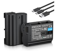 ENEGON EN-EL15/EL15c Batteria di ricambio USB-C a carica diretta 2100 mAh,per Ni
