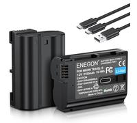 ENEGON EN-EL15/EL15C Batteria di ricambio USB-C a carica diretta 2100mAh compatibile con Nikon ZF, Z5, Z6, Z7, Z8, D7500, D7000, D7100, D7200, D500, D600, D610, D750,D780 D800, D810, D800E, D810A,D850