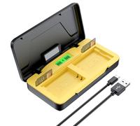 ENEGON LP-E10 20W caricabatterie rapido di archiviazione doppia compatibile con Canon EOS 1100D, EOS 1200D, EOS 1300D, EOS 2000D, 1500D 3000D 4000D