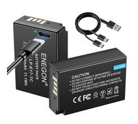 ENEGON LP E17 Tipo C Puerto de Carga Batería para Carga para Canon EOS R10 R8 RP