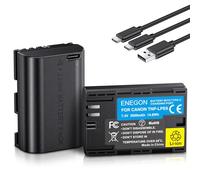 ENEGON LP-E6/LP-E6N, batteria di ricambio USB-C a carica diretta, 2000 mAh, per Canon LP-E6 Akuu, compatibile con Canon Eos 5D/5D Mark III/5D Mark IV, Canon Eos 6D/6d Mark II, Canon Eos