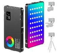 ENEGON RGB Video Light, Built-in 4000mAh Rechargeable Battery LED Camera Light Full Color 24 Common Lighting Effects, CRI≥95 2500-9000K LED Video Light Panel with Power Bank Function
