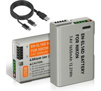 ENEL14 Batteria di Ricambio per Nikon D5600 D5100 D5200 D5300 D5500 D3200 D3200