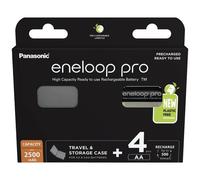 ENELOOP P 4XAAB - eneloop pro, batteria ricaricabile NiMH, AA (batteria stilo), 25