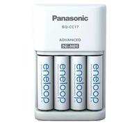 eneloop Caricabatterie Smart per Batterie AA/AAA Ni-MH | Include 4 Batterie AA 2000 mAh, 100-240V, Ricarica in 7 Ore