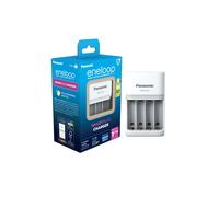 eneloop Caricabatterie SmartPlus per Batterie AA/AAA Ni-MH, 1-4 Batte Caricatore