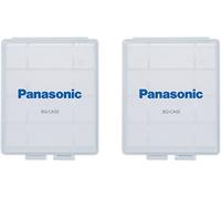 Eneloop Panasonic BQ-CASE2SA - Custodie per batterie con capacità 4AA o 5AAA, confezione da 2